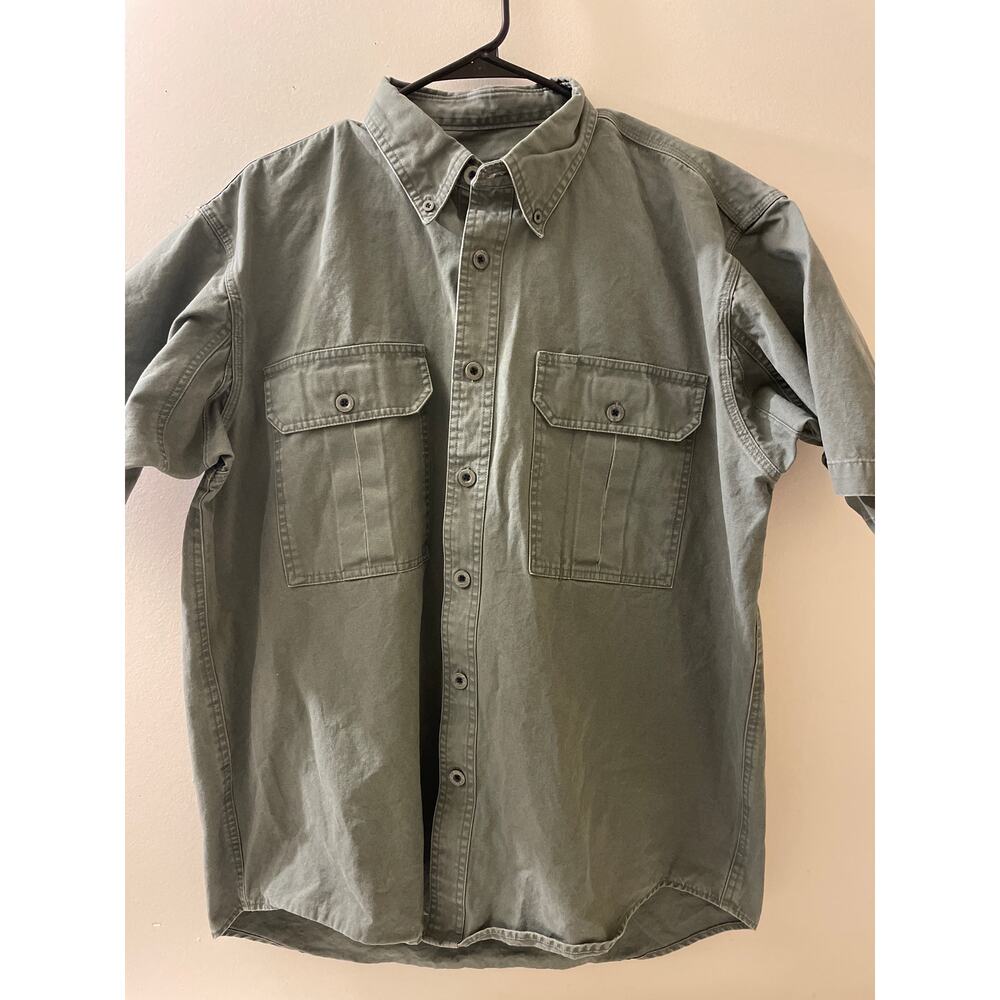 Cabela's Green Casual Button Down Shirt